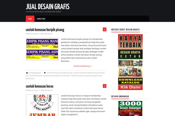 Hiero theme site design template sample