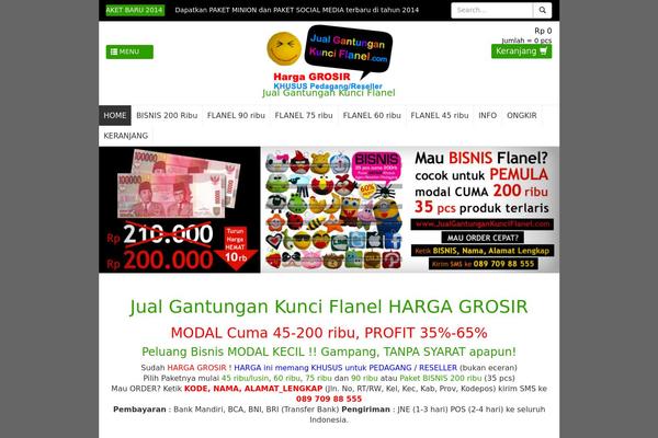 jualgantungankunciflanel.com site used Gasibu