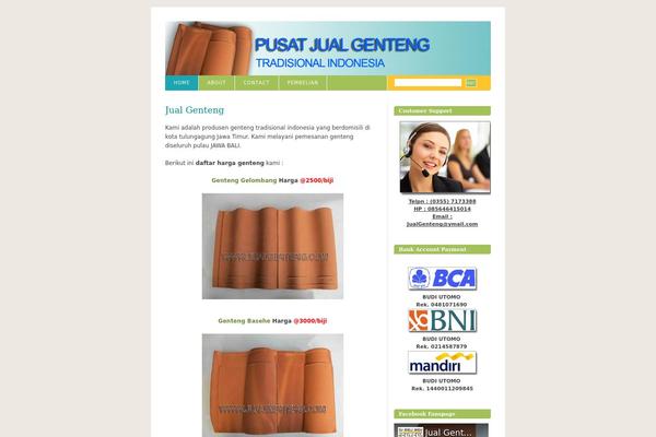 Fixed Blix theme site design template sample