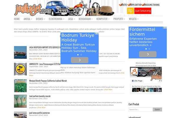 Bazar theme site design template sample