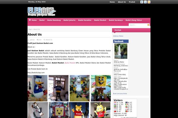 jualkostumbadut.com site used Elegantrush