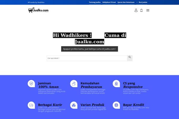 Site using Wc-frontend-manager plugin