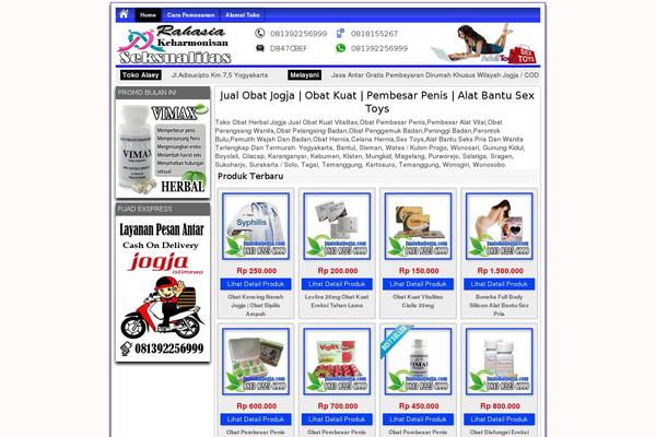 Minimarket theme site design template sample