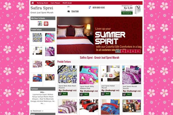 Minimarket theme site design template sample