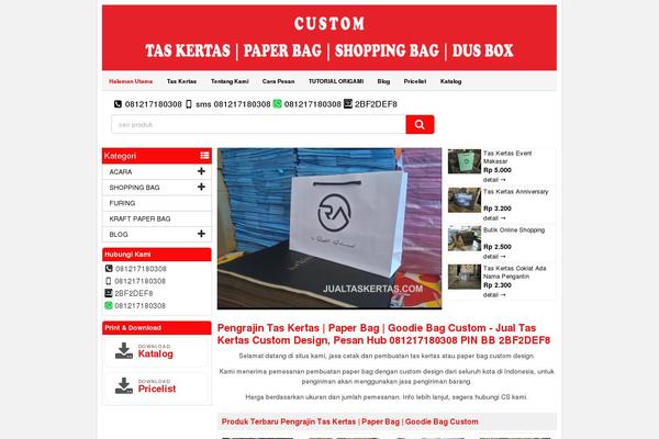 WP-Grosir theme site design template sample