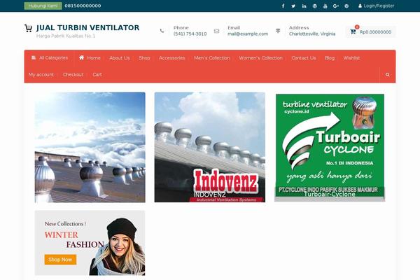 jualturbinventilator.com site used Foxeed Lite