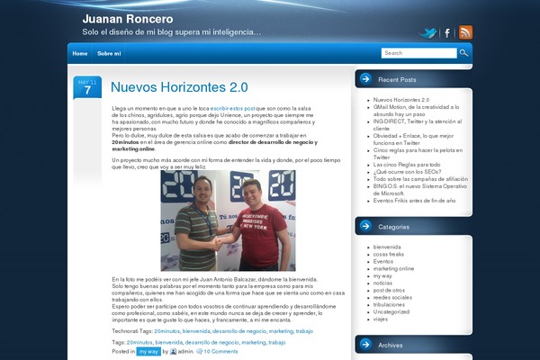 juananroncero.com site used intrepidity