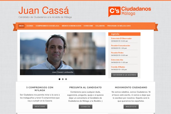 Campaign theme site design template sample