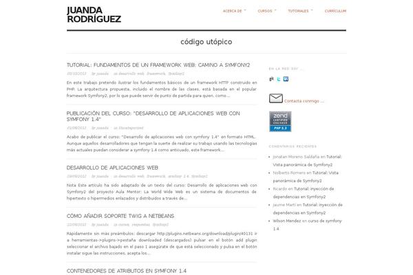 Site using About Me plugin