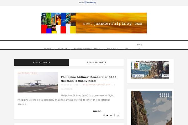 Amory theme site design template sample