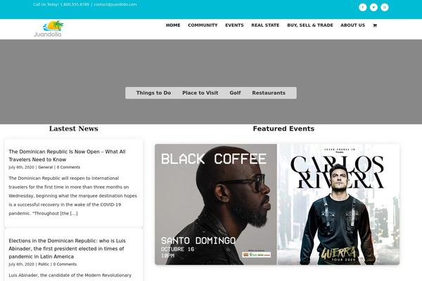 Site using Essential-real-estate plugin