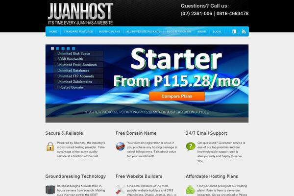 Webfolio theme site design template sample