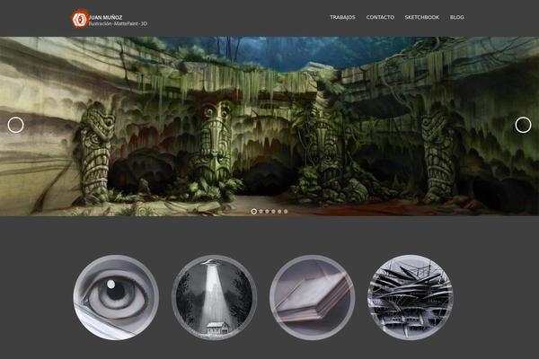 Mineral theme site design template sample