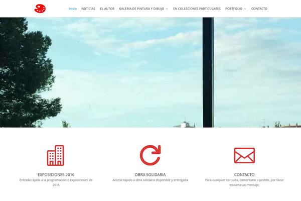 Divi theme site design template sample