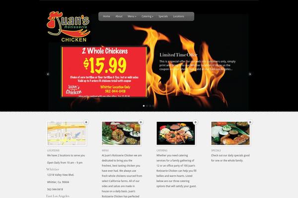 Feather theme site design template sample