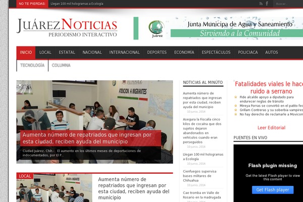 Site using Td-newsletter plugin