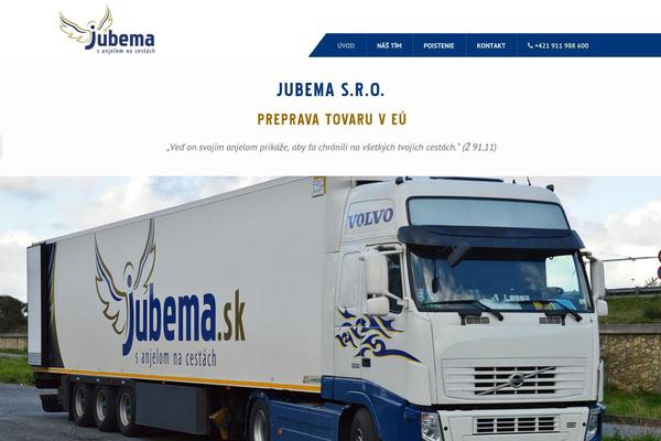 Transport-child theme site design template sample