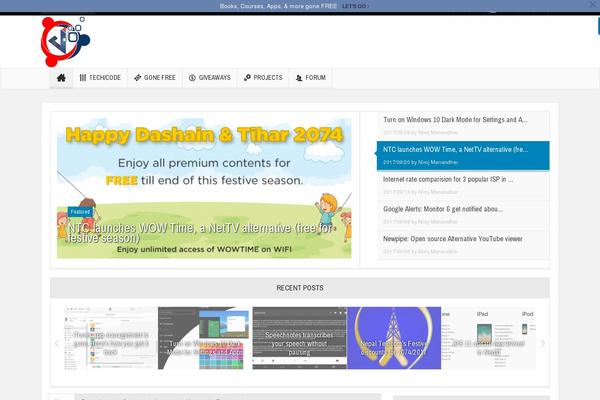 Site using Td-standard-pack plugin