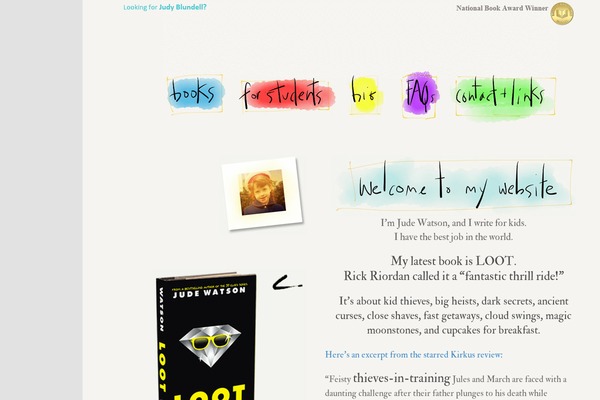 Watson theme site design template sample