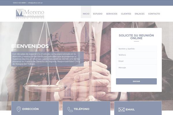 judice.com.ar site used LeadEngine