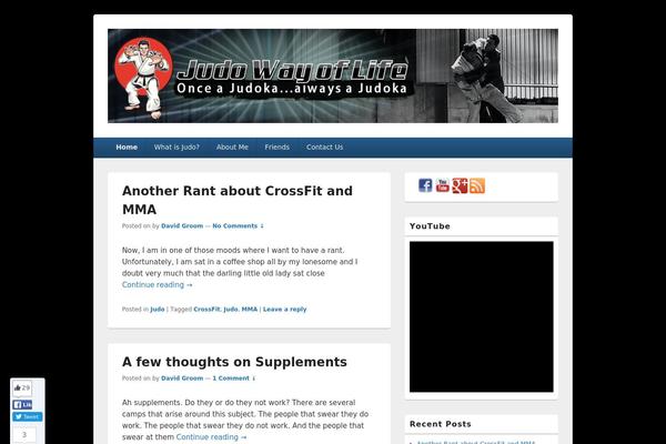 Site using Easy Social Icons plugin