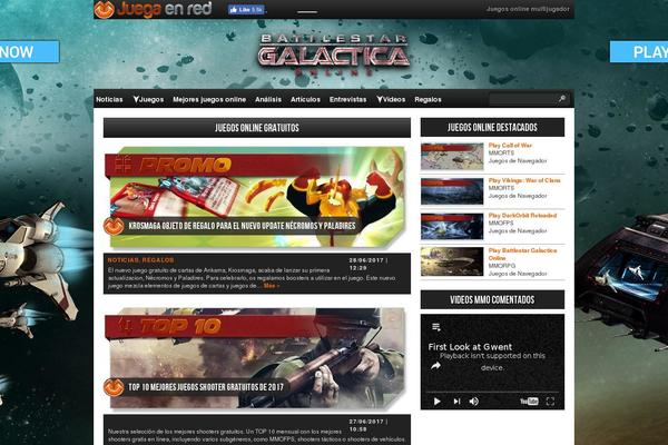 juegaenred.com site used Mmo-responsive