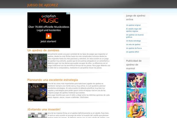 juegodeajedrez.com site used Universal Web