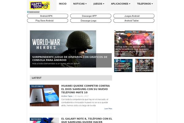Orbital theme site design template sample