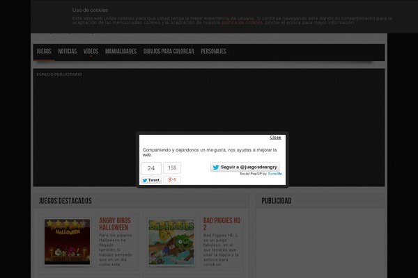 Site using Dropdown Menu Widget plugin