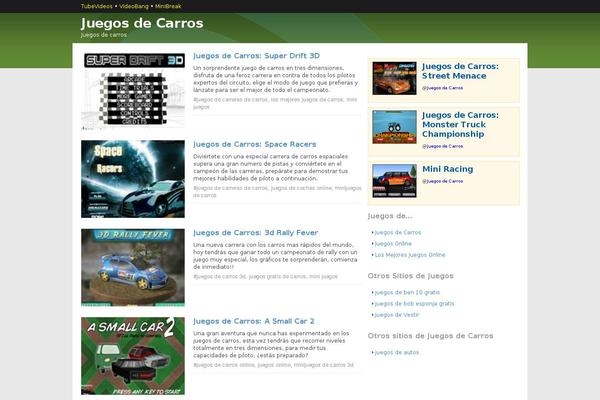 Estandardevideos theme site design template sample