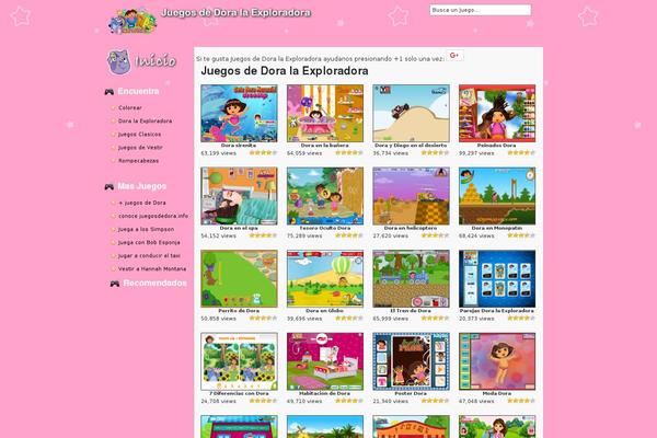 juegosdedoralaexploradora.net site used Juegosall