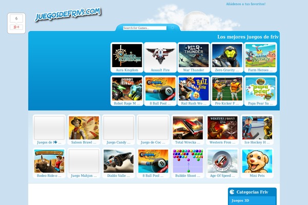 Flash Gamer theme site design template sample