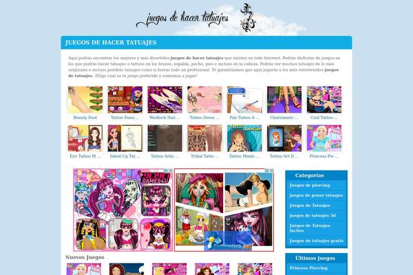 Flash Gamer theme site design template sample