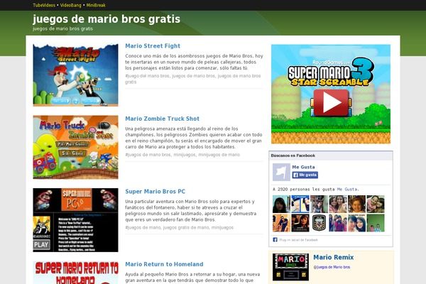 Estandardevideos theme site design template sample