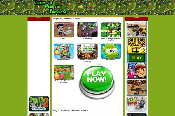 juegosdeplantsvszombies2.co site used Tema-estatico-espanol