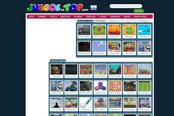 Wtb Game theme site design template sample