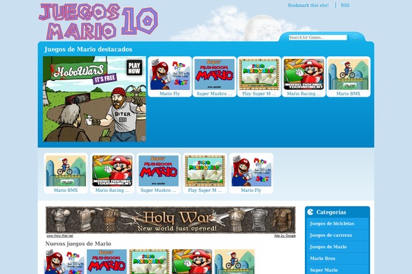 Flash Gamer theme site design template sample