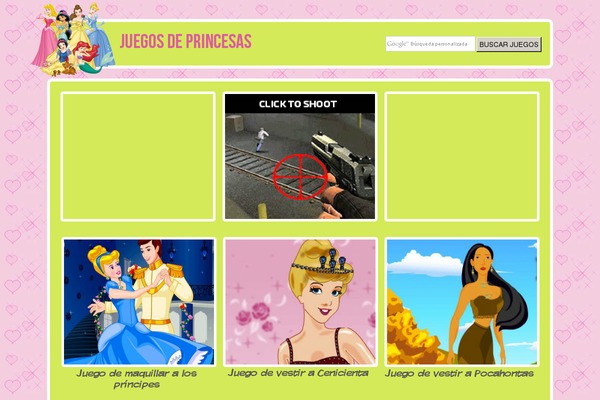 juegosprincesas.me site used Leon