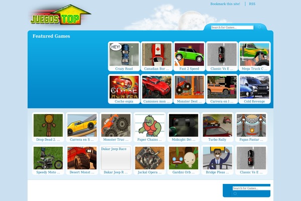 Flash Gamer theme site design template sample