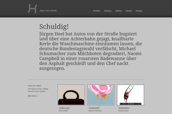 Classica theme site design template sample