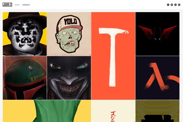 Studiofolio theme site design template sample