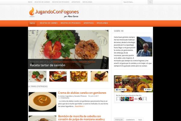 Foodpress theme site design template sample