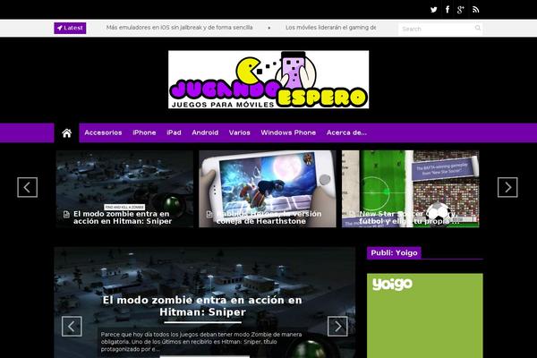 Discover theme site design template sample