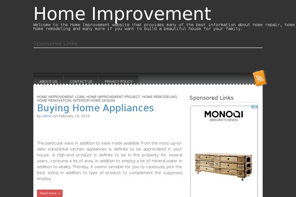 Snowblind theme site design template sample