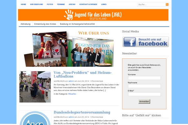Site using WordPress Content Slide plugin