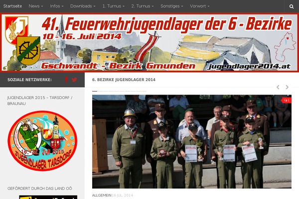 Hueman theme site design template sample