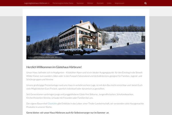 Hueman-child-master theme site design template sample