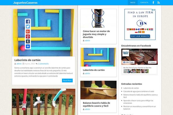 Pinstagram theme site design template sample