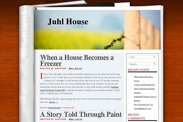 Fresh Ink Magazine theme site design template sample