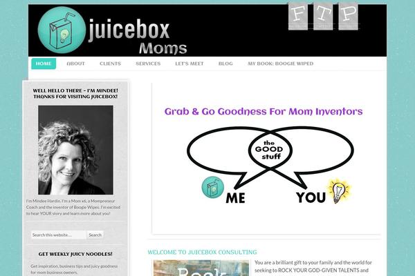 MomPreneur theme site design template sample
